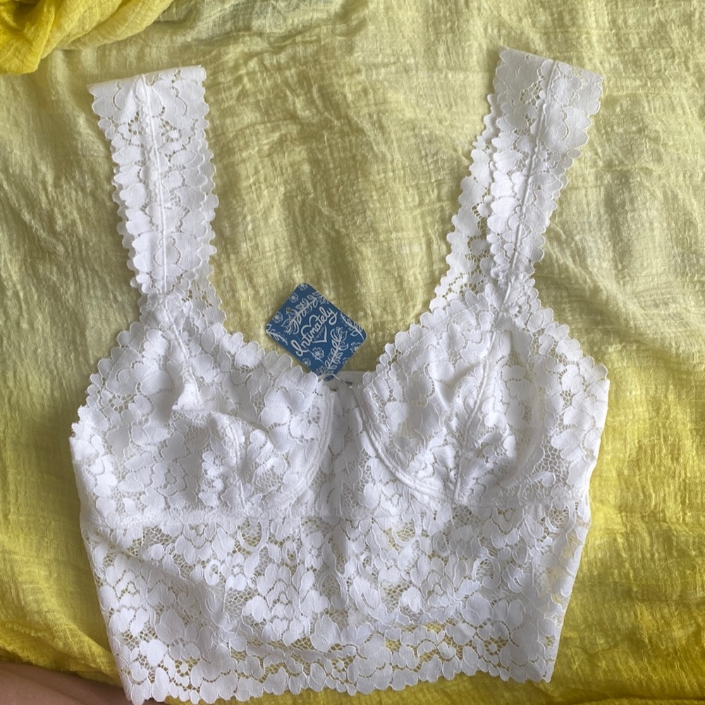 Free People lace crop top